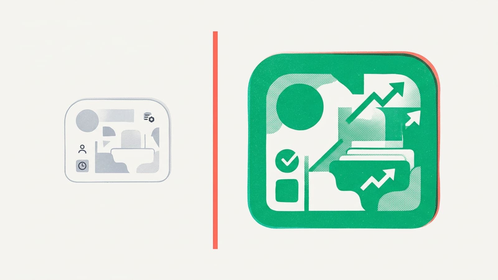 A side by side comparison of demo and full workspace capabilities