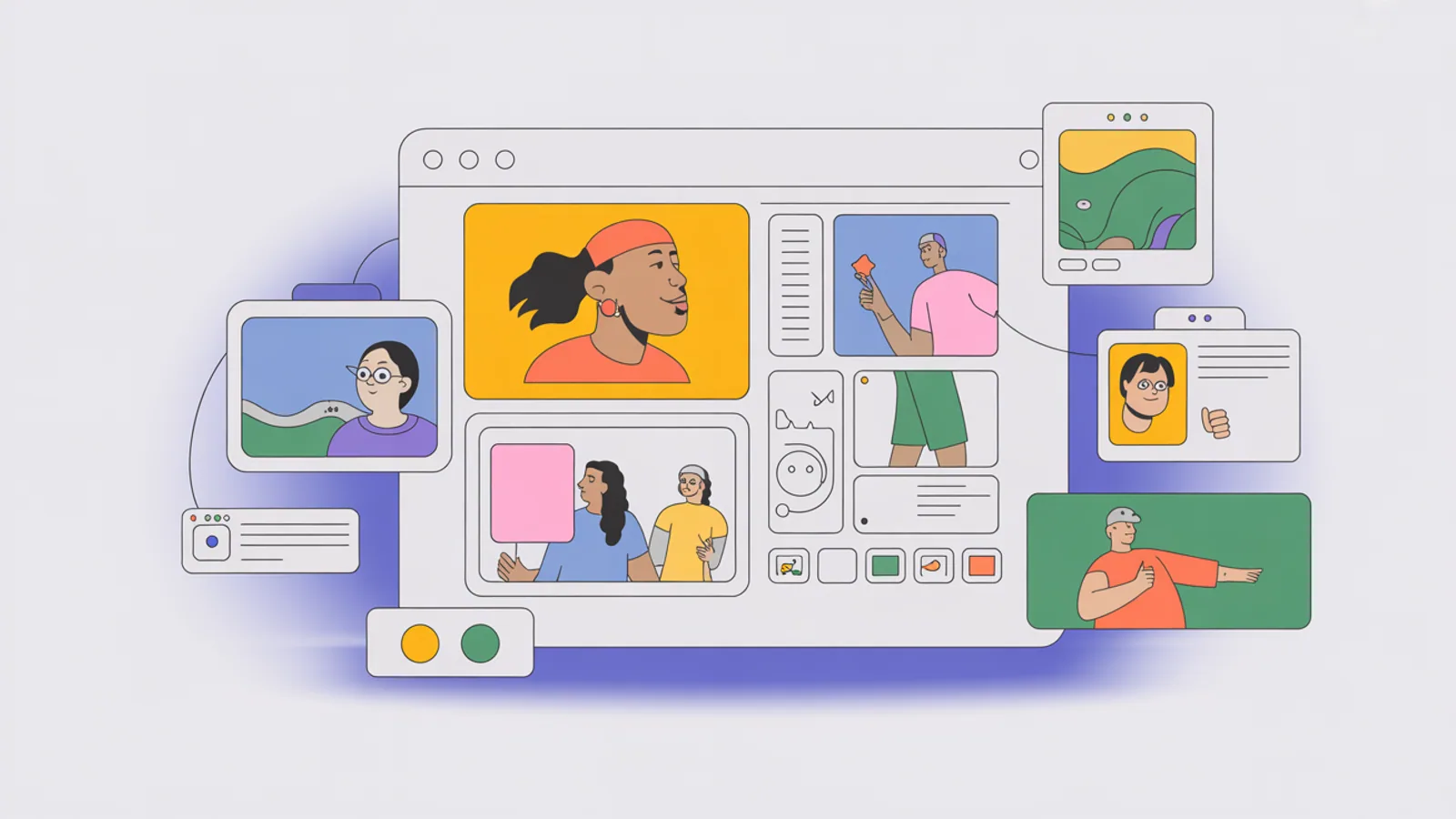 Layer-based AI creative editor for campaign assets