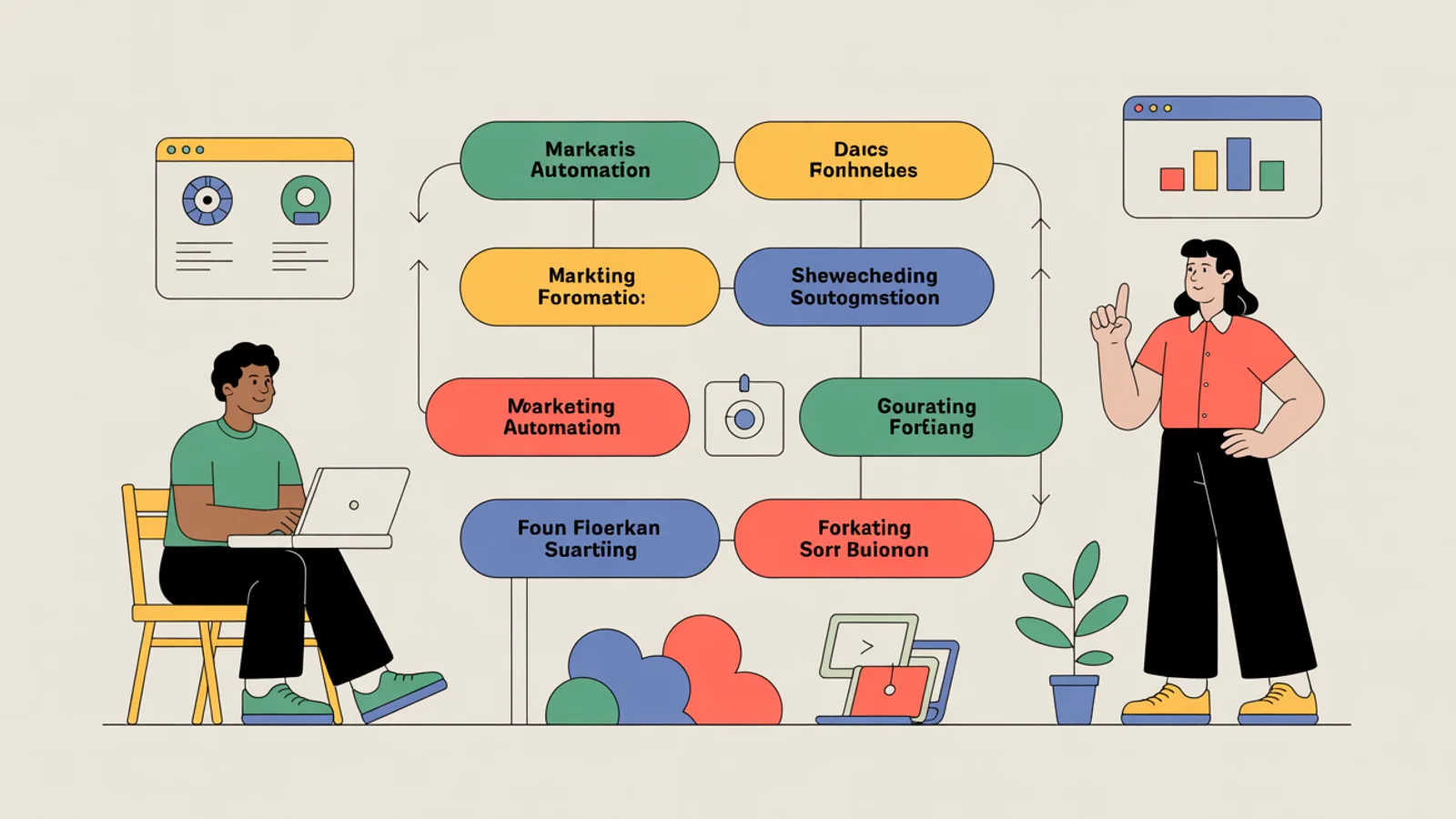 Marketing automation workflow builder for startups