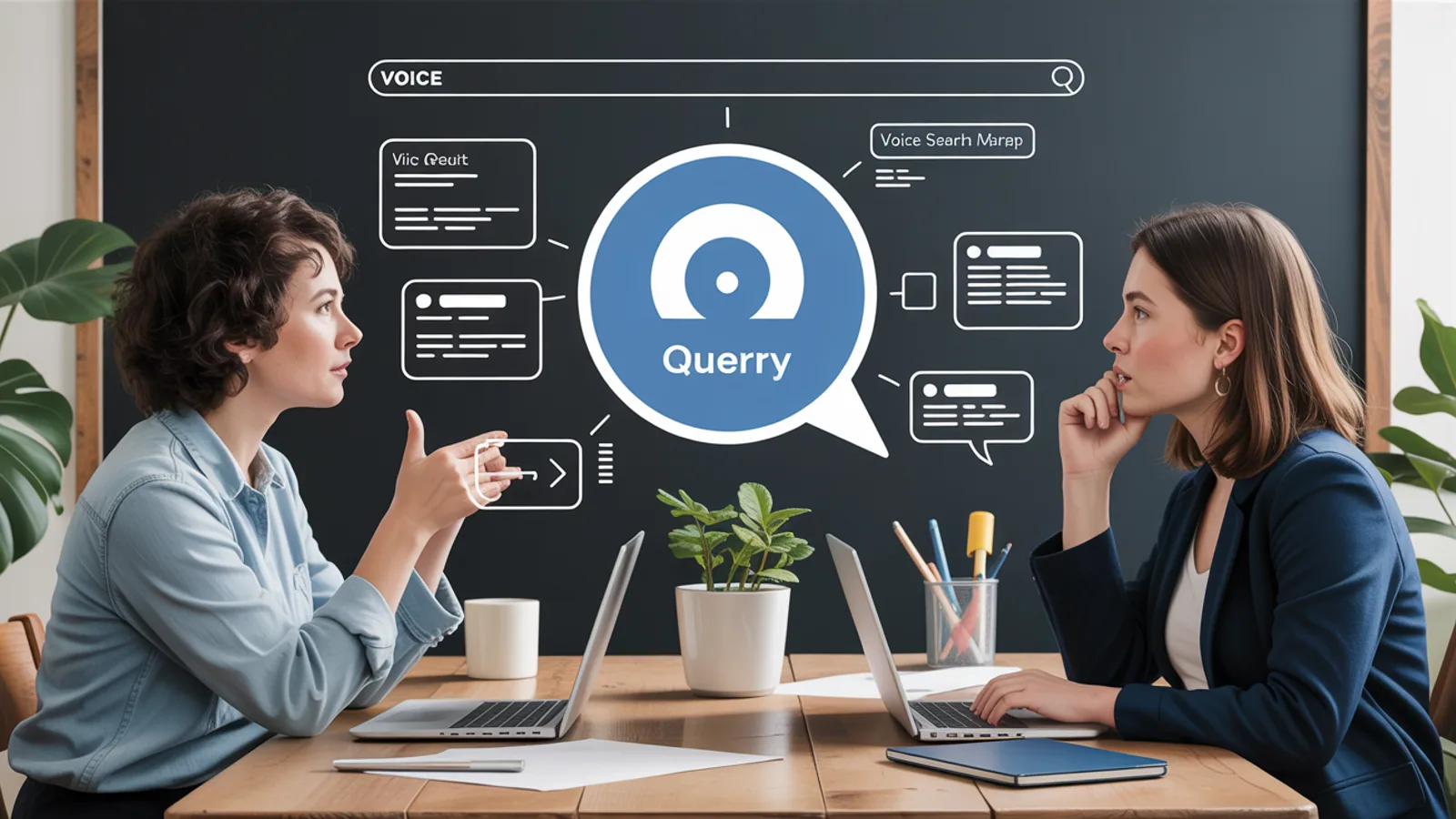 Voice query optimization map